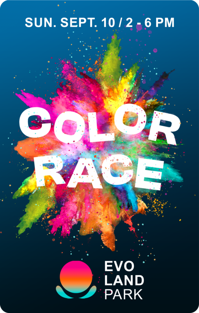 Agilia color race event card